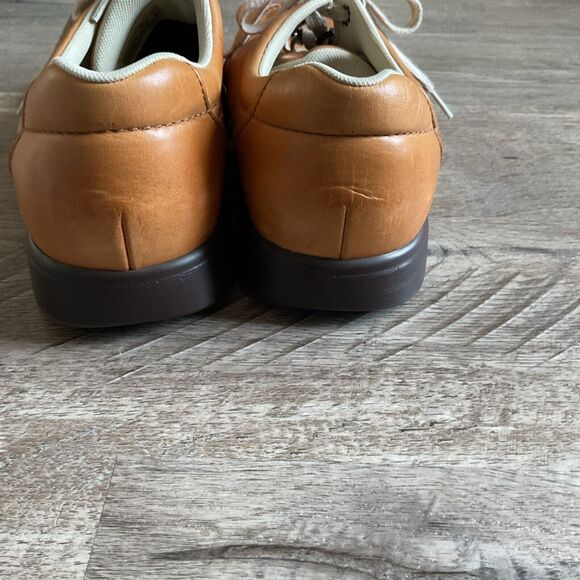 SAS Take Time Tan Moc Toe Comfort Lace Up Oxford Shoes Women's 9.5 W - Picture 6 of 7